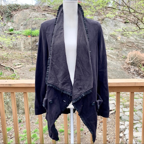Free People Jackets & Blazers - Free People Ruffle Collar Jacket